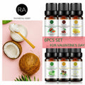6 Pack 10ml Fruit Essential Oils Set Pure & Natural For Aromatherapy Diffuser