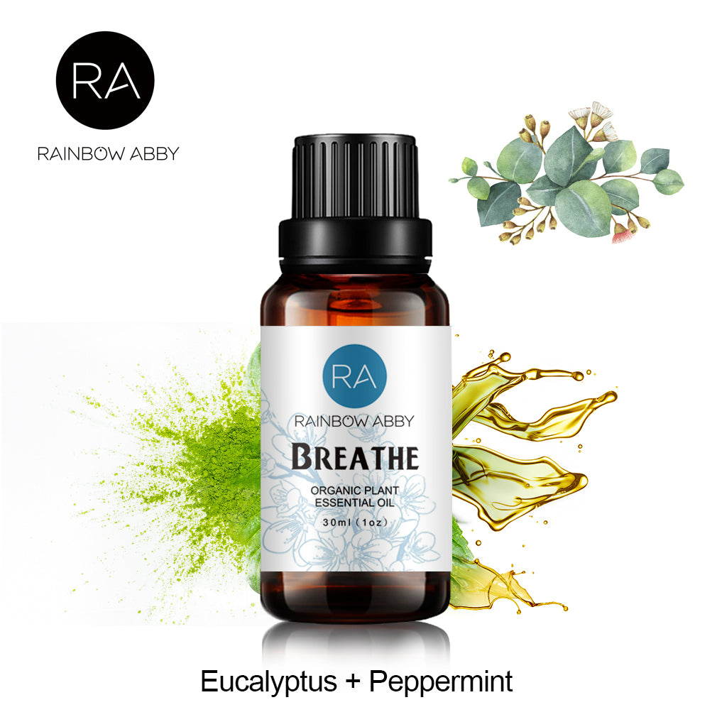Difusor de aceites esenciales Breathe Blend Aceite de aromaterapia, 30 ml