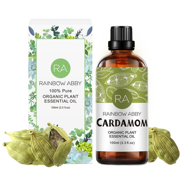 Cardamom Essential Oil 100% Pure Natural for Diffuser Aromatherapy Massage 100ML