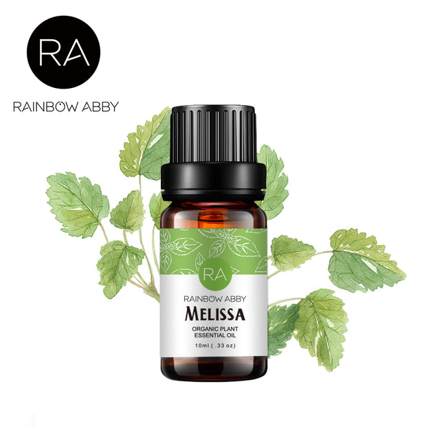 2-Pack 10ml Melissa Essential Oil for Stress Relief and Sleep