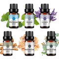 6-Pack 10ml Essential Oils Set: Lavender,Eucalyptus,Sandalwood,Frankincense,Jasmine