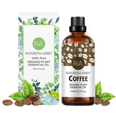 100ML Coffee Essential Oil 100% Pure Diffuser Oil for Diffuser, Massage, Sleep