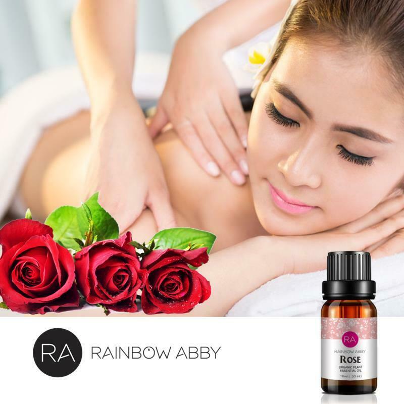 6-Pack 10ml Essential Oil Set: Rosemary,Rose,Ylang-ylang,Cinnamon,Vanilla, Myrrh