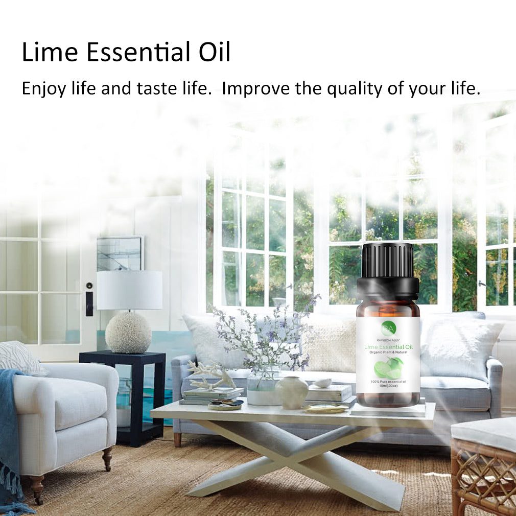 Aceite esencial de lima - Aceite de lima de aromaterapia 100% puro - 10 ml
