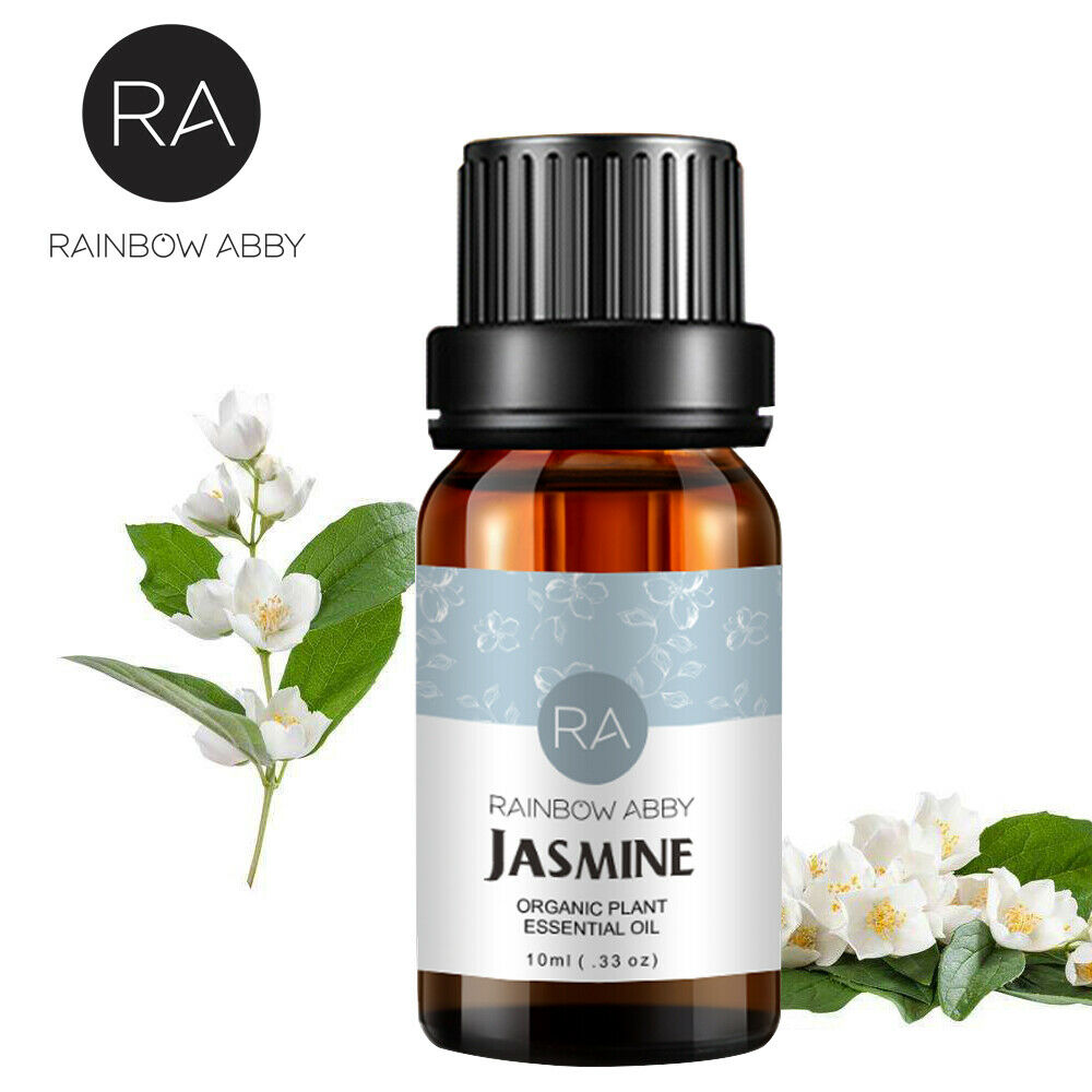 6-Pack 10ml Essential Oils Set: Lavender,Eucalyptus,Sandalwood,Frankincense,Jasmine