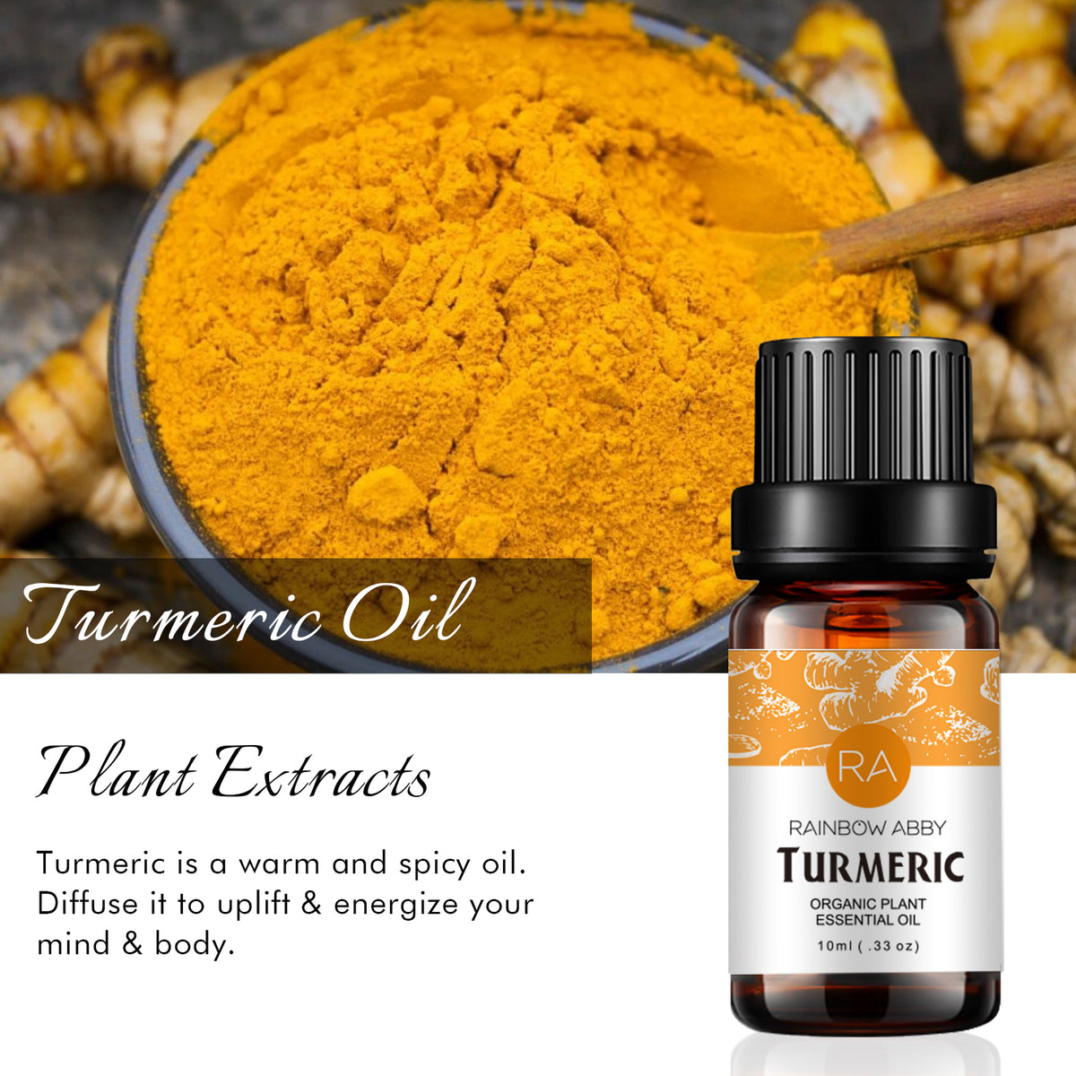 2-Pack 10ml Turmeric Essential Oil