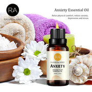 Mezcla de aceites esenciales de ansiedad 30 ml - Stress Away, Stress Relief Oil - Relajación, Aceites esenciales calmantes