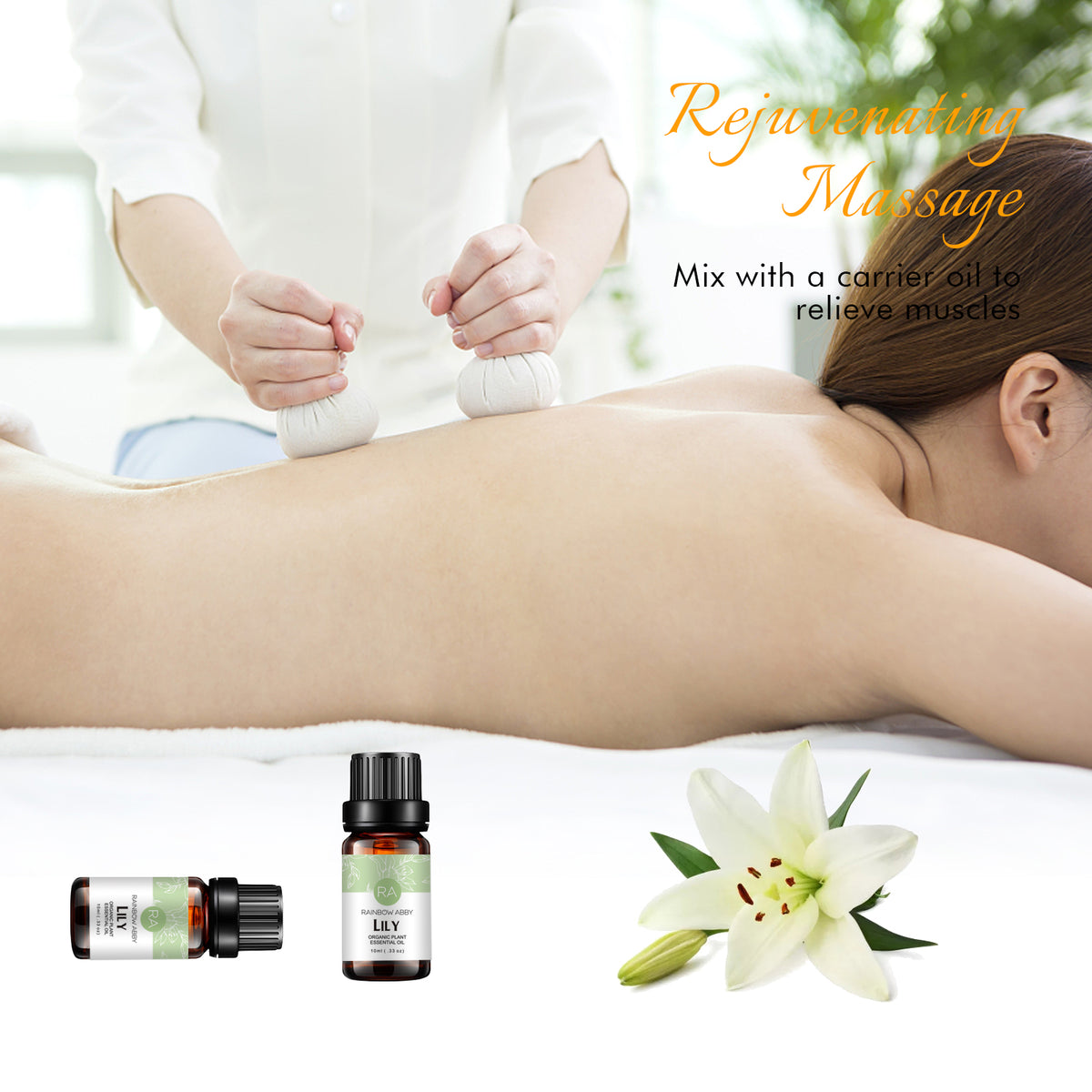 2-Pack 10ml Lily Essential Oils