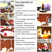 10-Pack 10ml Essential Oils Set: Tea tree, Lavender, Peppermint, Eucalyptus, Sandalwood, Lemongrass, Sweet Orange, Chamomile, Jasmine & Vetiver