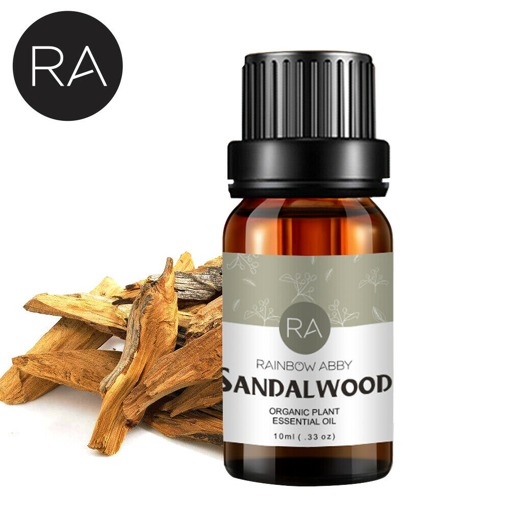 6-Pack 10ml Essential Oils Set: Lavender,Eucalyptus,Sandalwood,Frankincense,Jasmine