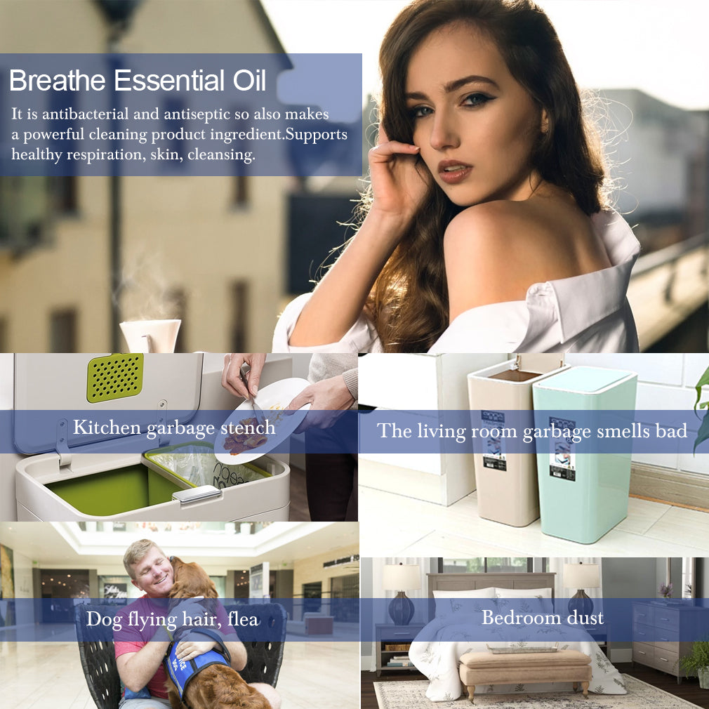 Difusor de aceites esenciales Breathe Blend Aceite de aromaterapia, 30 ml