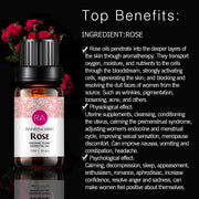 Aceite Esencial de Rosa 100% Aceite de Aromaterapia puro para Difusor, Perfumes, Masaje, Cuidado de la Piel, Jabones, Velas - 10ml