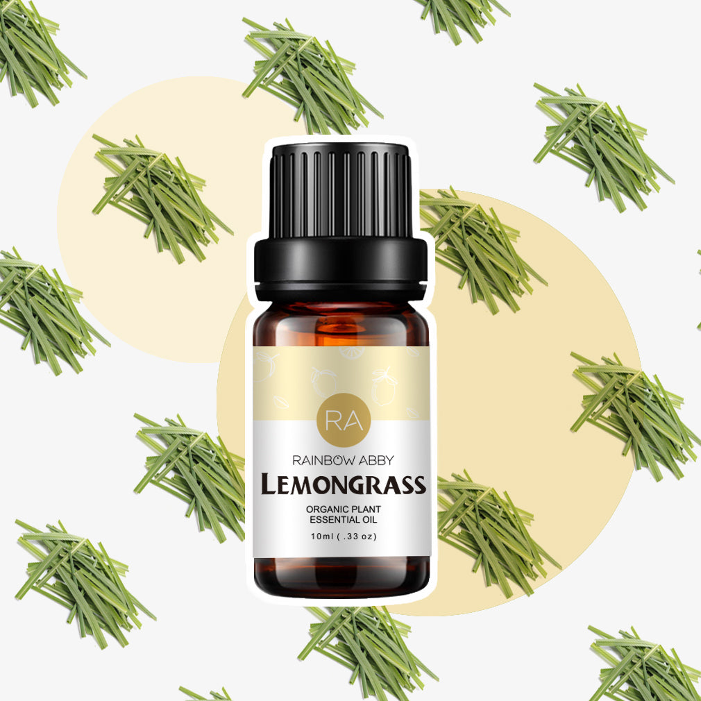Aceite esencial de limoncillo 10 ml - Lo mejor para aromaterapia - Ambientadores de ambiente - Aceite de limoncillo
