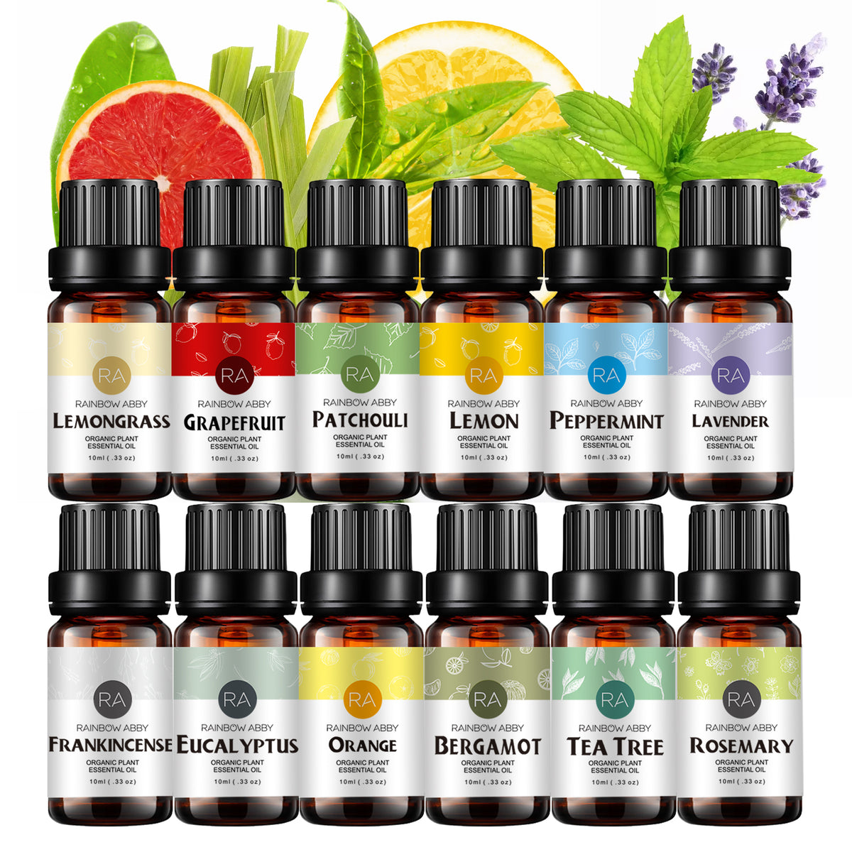 12 MUST-HAVE ESSENTIAL OILS - Uplifting,Freshening,Calming,Relaxing,Meditative