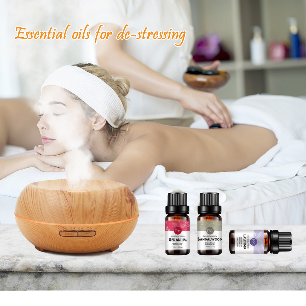 12-Pack 10ml Essential Oils Set For Relieving Anxiety and Finding Balance