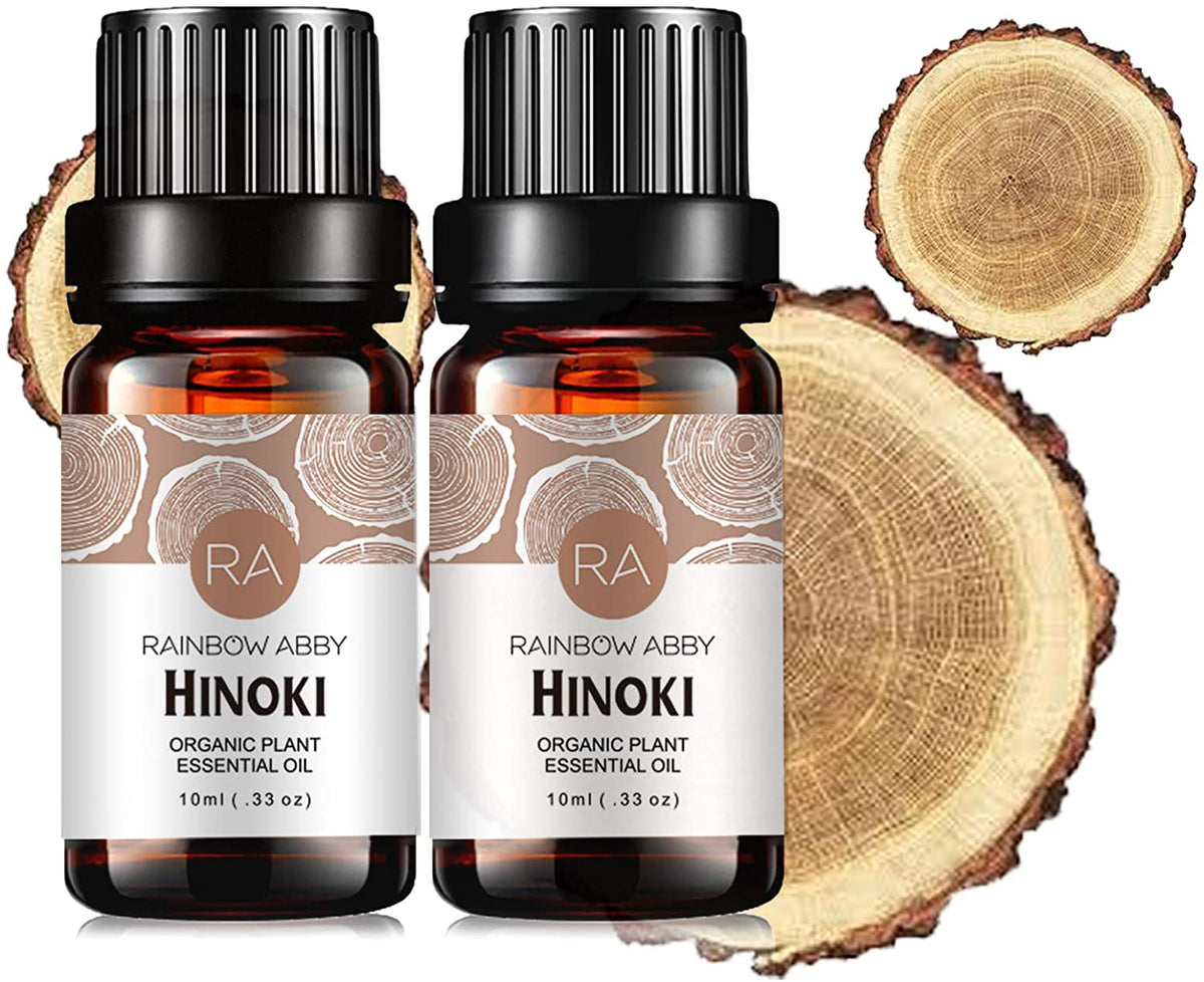 2-Pack 10ml Hinoki Essential Oil (Chamaecyparis Obtusa)