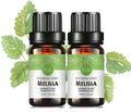 2-Pack 10ml Melissa Essential Oil for Stress Relief and Sleep