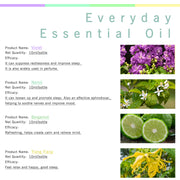 4-Pack 10ml Floral Essential Oils Set: Violet, Neroli,Bergamot,YlangYlang