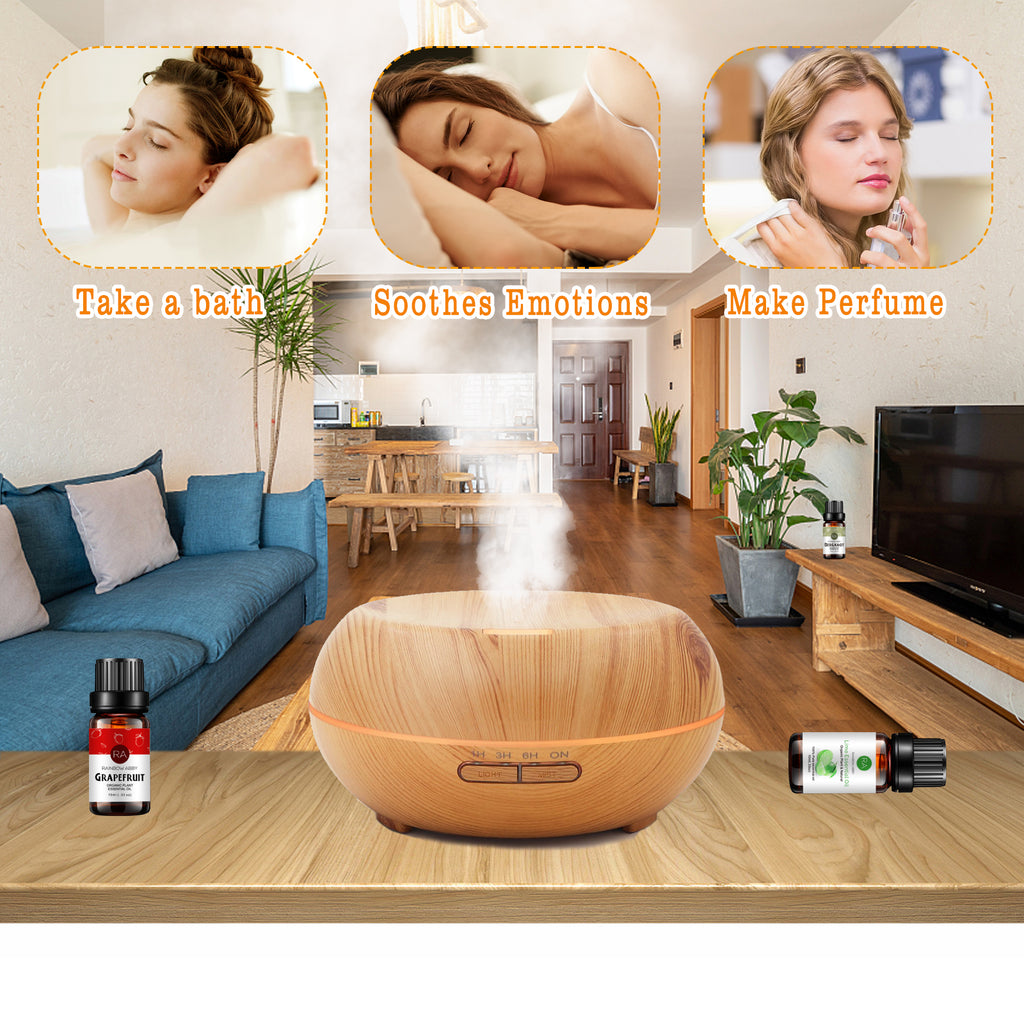 8-Pack 10ml Citrus Essential Oils Set- Invigorating, Exciting, and Uplifting