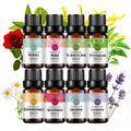 8-Pack 10ml Floral Essential Oils Set- Comforting,Promotes rest,Mood balancing