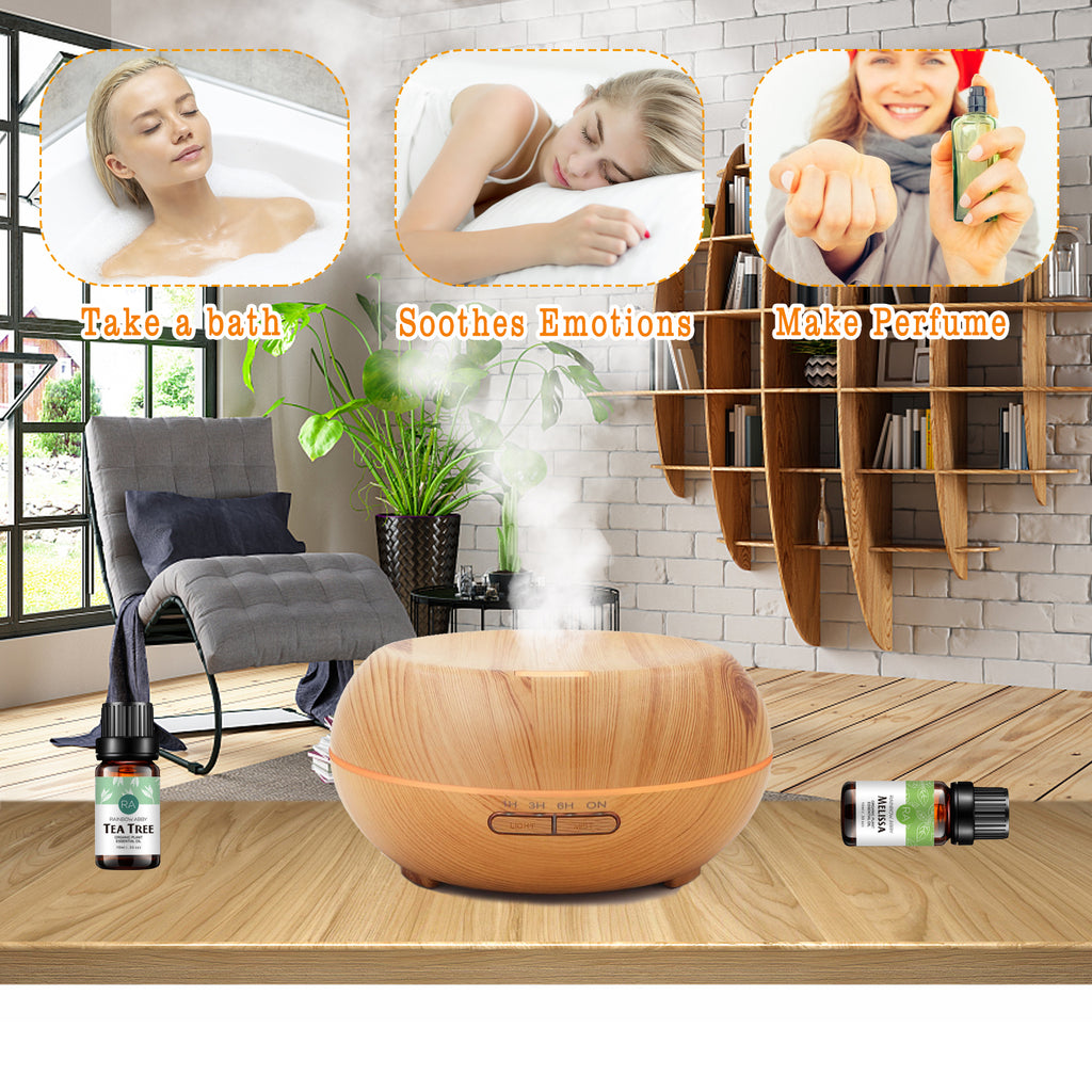 9-Pack 10ml Herbaceous Essential Oils- Calming,Promotes positivity,Encouraging
